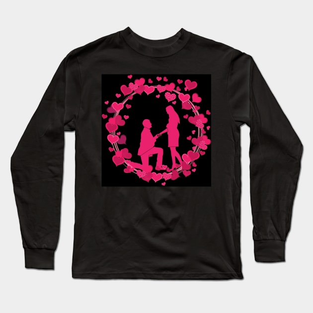 Love circle Long Sleeve T-Shirt by DiGaSiTa Designs